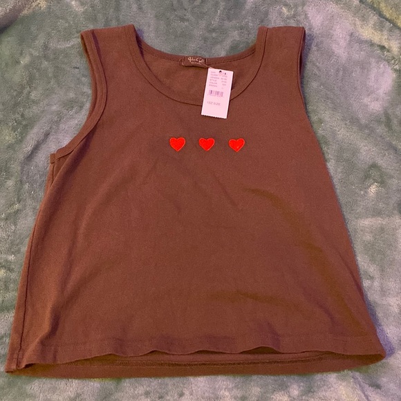 nwt brown brandy heart tank (rare?) - Picture 3 of 4
